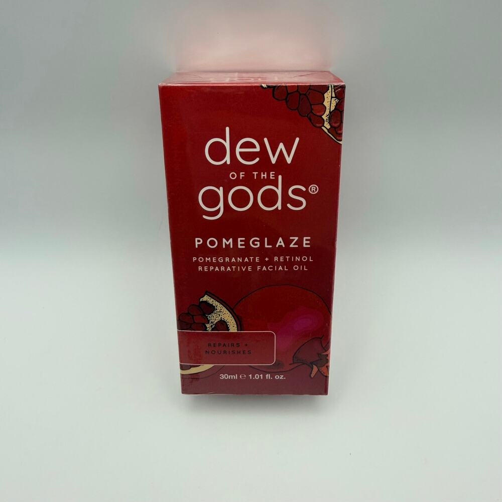 Dew of the Gods Pomeglaze Pomegranate Retinol Facial Oil NIB - Picture 2 of 6